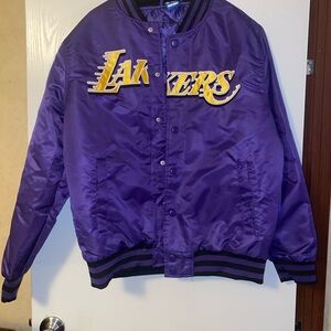 NBA Purple and Yellow Bomber Jacket
